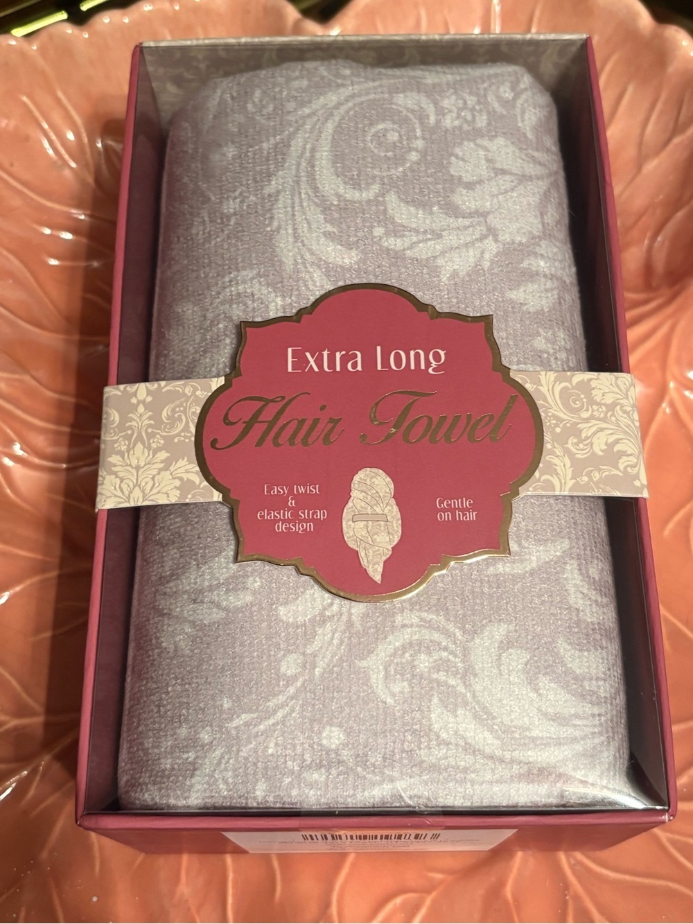 Extra Long Hair Towel perfect for long hair & extensions . Wrap & Tuck Mach Wash